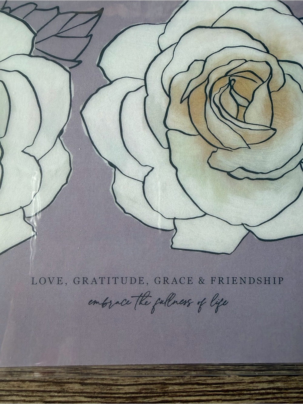 Erin Condren A5 TakeNote Notebook — White, Cream & Lavender Floral - Picture 2 of 7